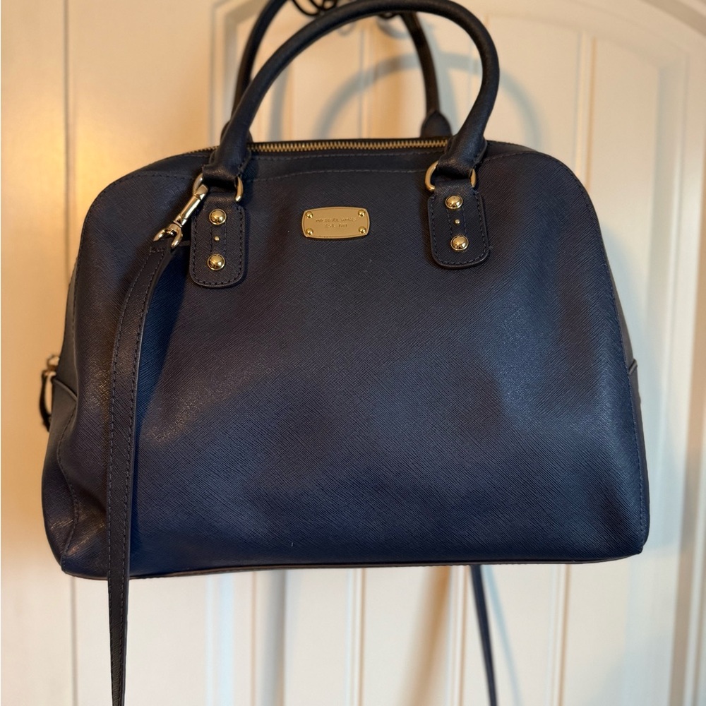 Michael Kors Dark Blue Satchel